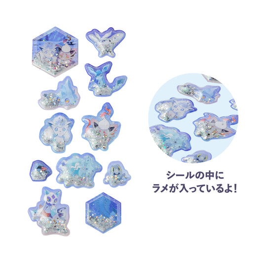 Pokemon Snowy Gathering Capsule Sticker