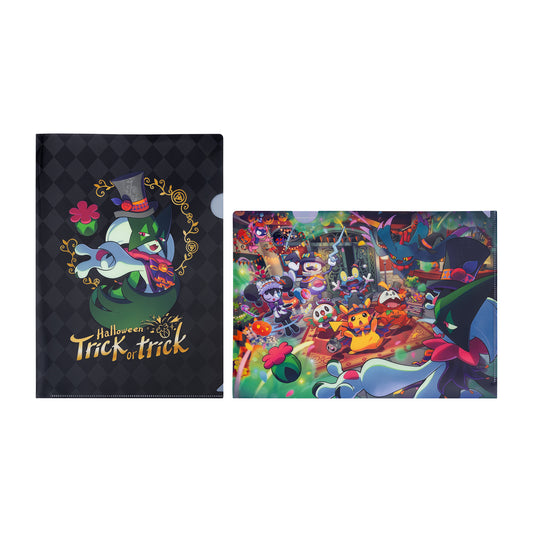 Pokemon Halloween Trick or Trick Clear File Set of 2