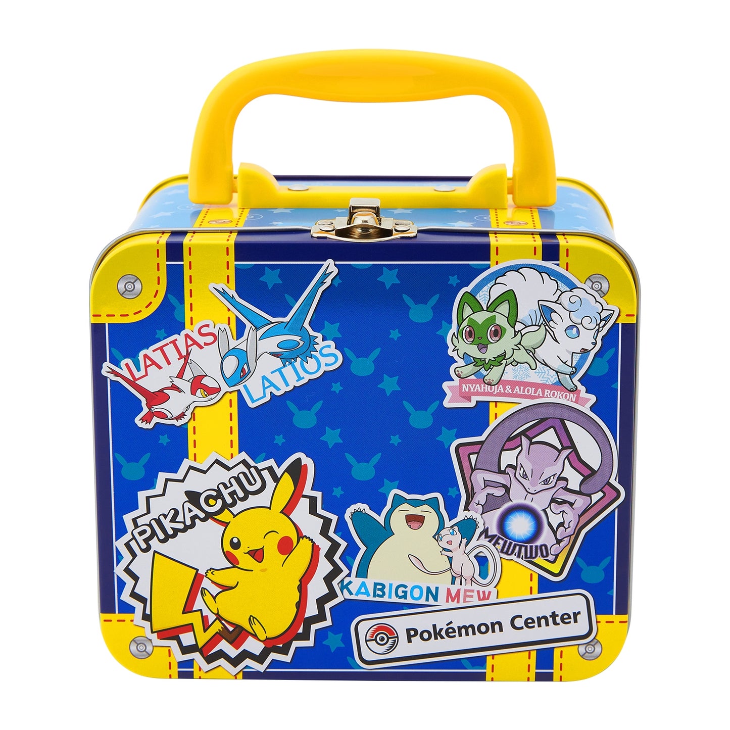Pokemon Trunk Tin Snacks with Sticker