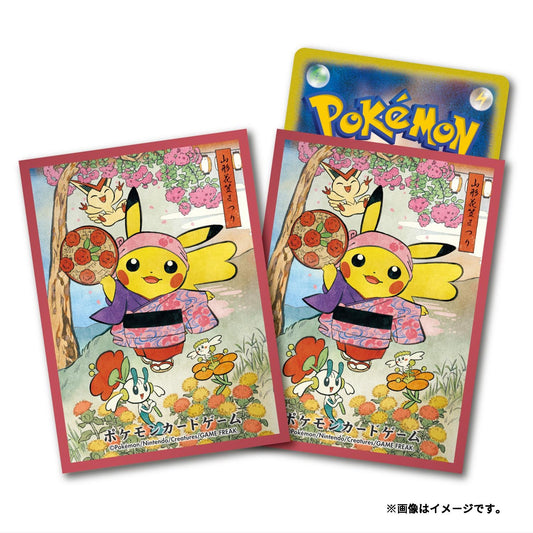 Pokemon Card Game Deck Shield Hanagasa Festival Play Pikachu