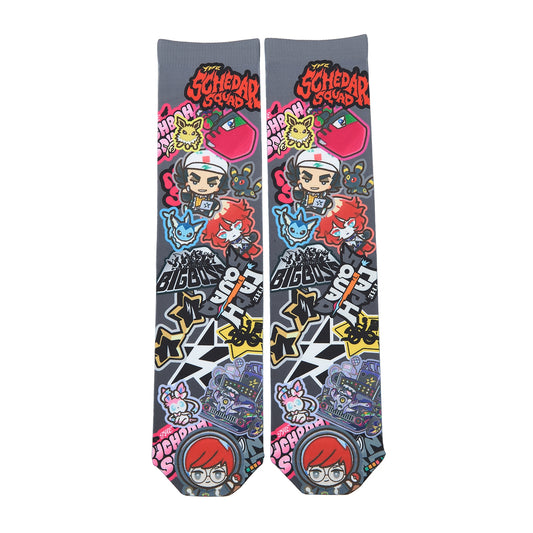 Pokemon Trainers Stardust Besties Mid-length socks All-over Pattern (23-25cm)(25-27cm)