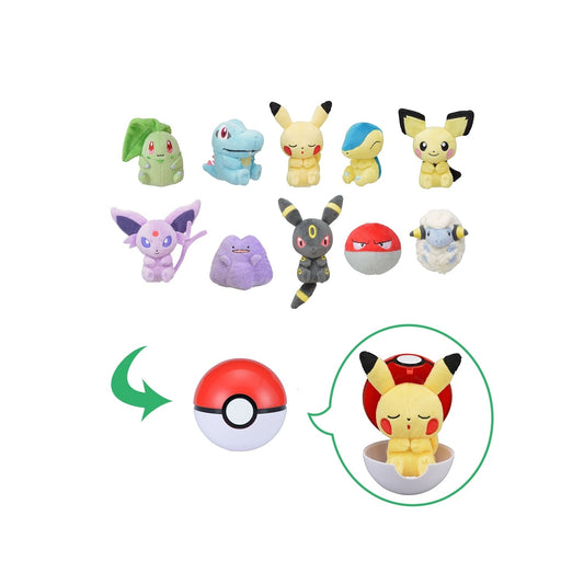 Pokemon in Pokeball Puchi Plush Vol 2