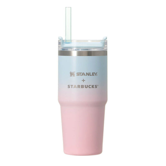 Starbucks Sakura 2025 3 Way Stainless Steel Tumbler Stanley Pale Pink Gradient 414ml