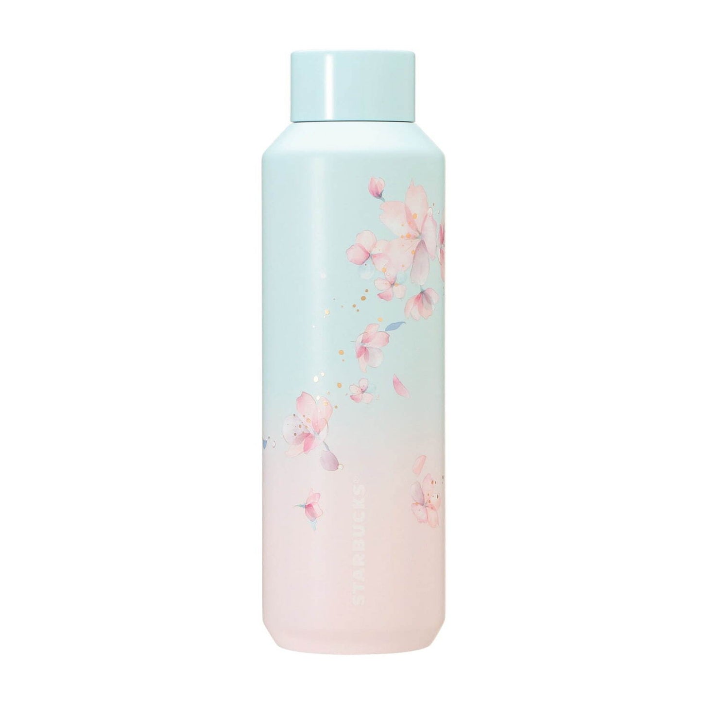 Starbucks Sakura 2025 Stainless Steel Bottle Pale Blue Gradient 591ml