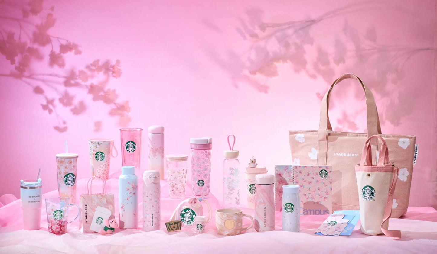 Starbucks Sakura 2025 Cooling Tote Bag