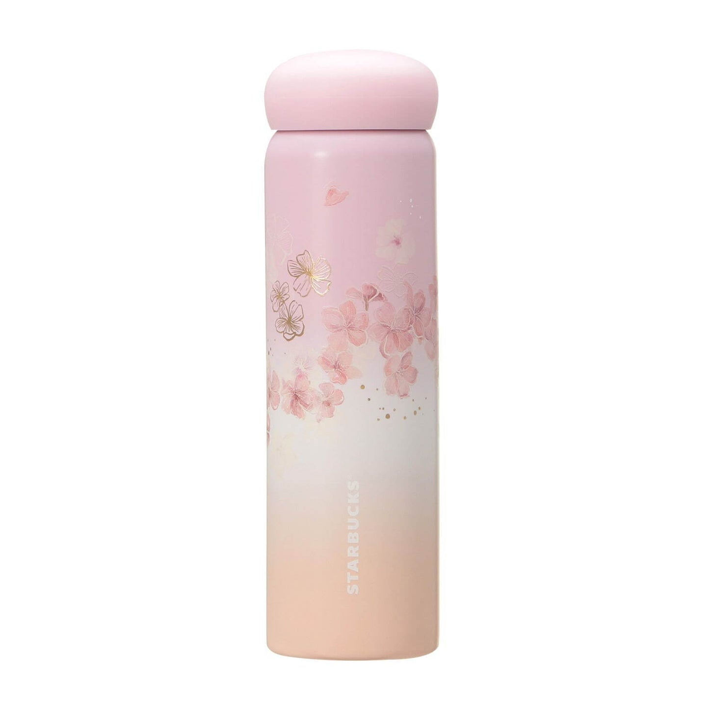 Starbucks Sakura 2025 Stainless Bottle Pale Pink Gradient 355ml