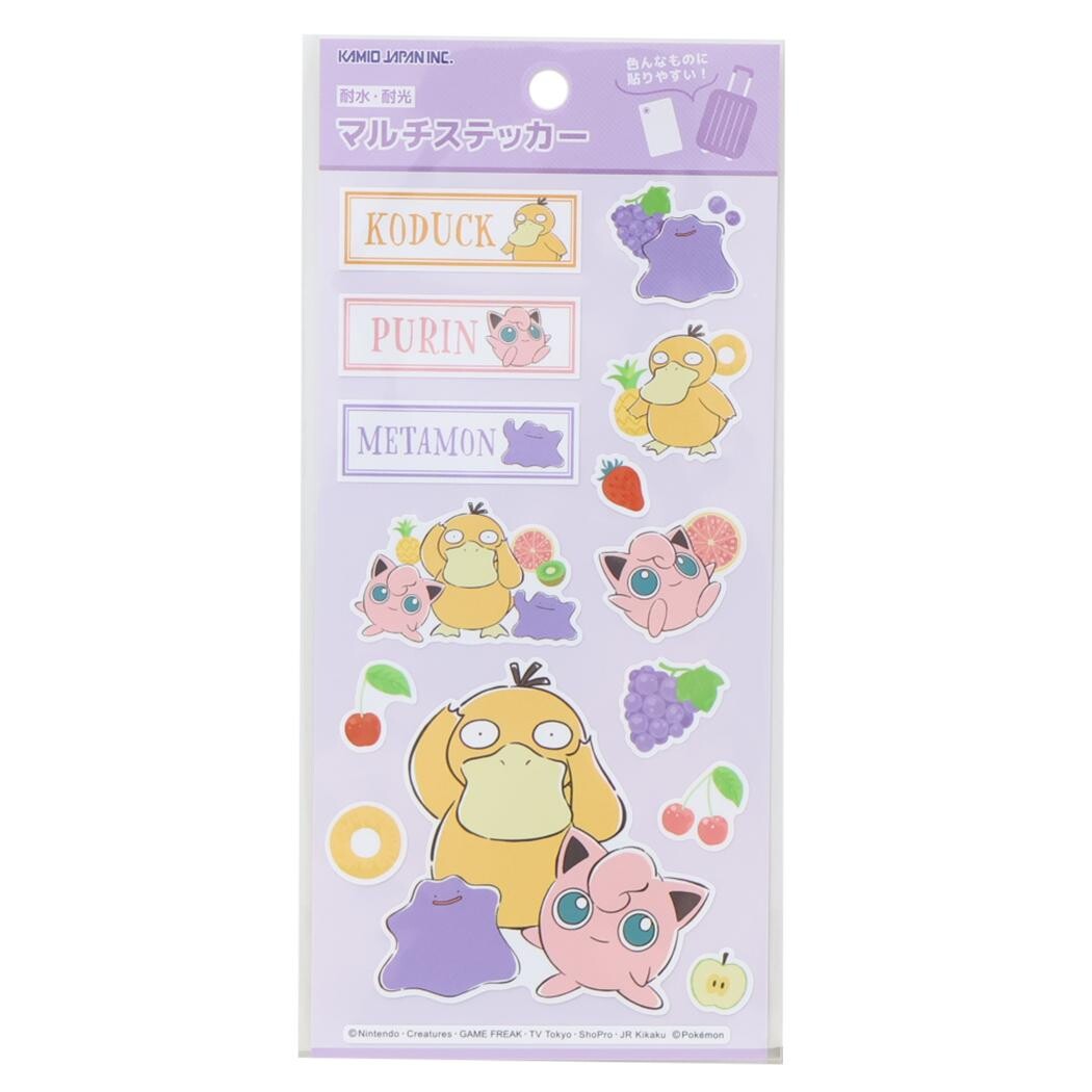 Pokemon Fruit Purple Multi Sticker
