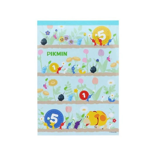 Pikmin Memo A6 Notepad (Blue - Carrying Things)