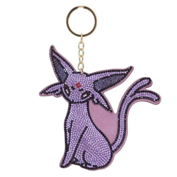 Pokemon Rhinestone Cleaner Espeon Keychain