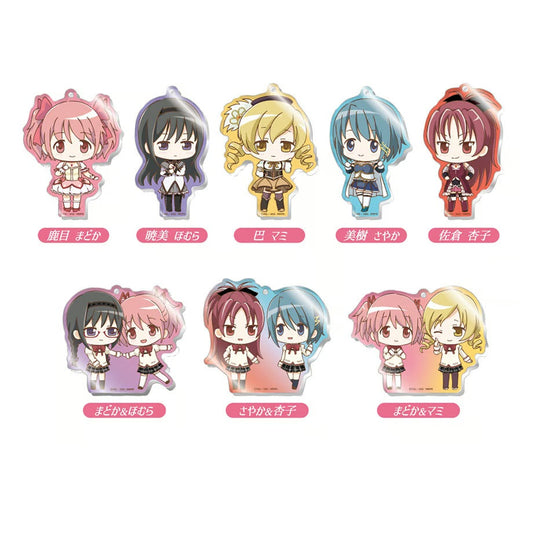 Madoka Magica Waiwai Acrylic Keychain