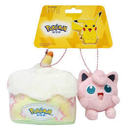Pokemon x potdemiel Sweet Dream Cake Jigglypuff Mascot Keychain Plush