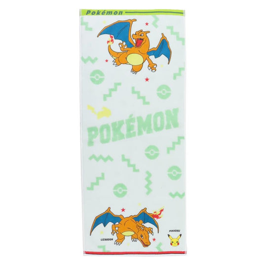 Pokemon Jacquard Long Face Towel Charizard