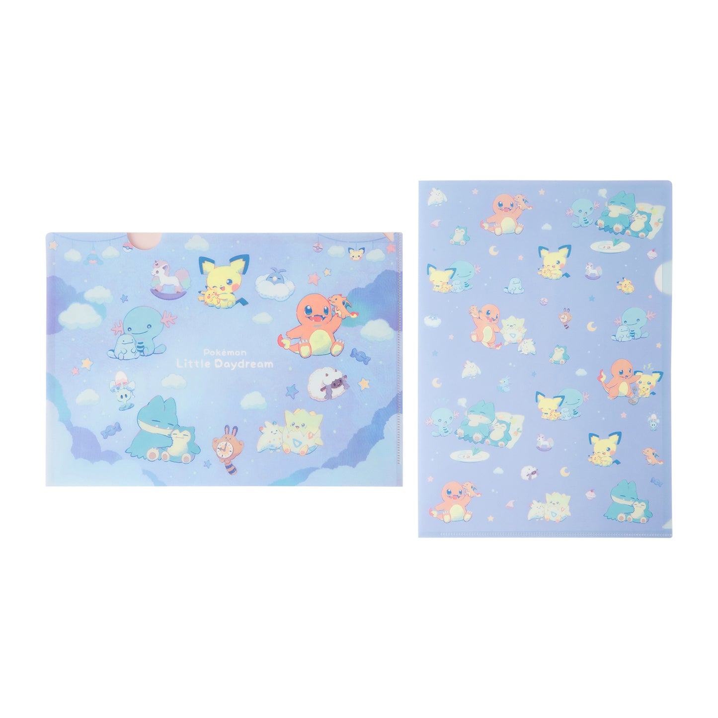 Pokemon Little Daydream A4 Clear File Set of 2