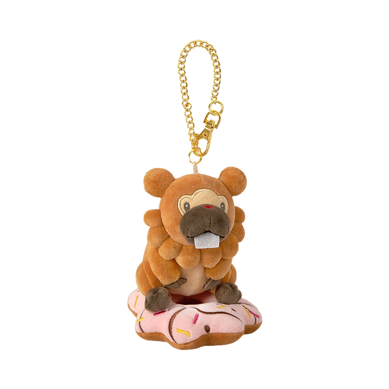 Pokemon Warm Bakery Bidoof Mascot Keychain Plush
