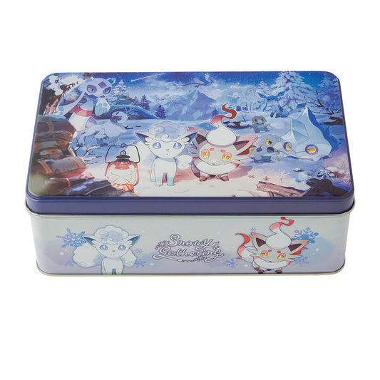 Pokemon Snowy Gathering Cookies Tin Box