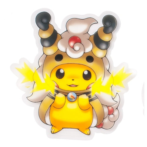 Pokemon Pikachu Wearing Mega Pokemon Poncho Decal Sticker