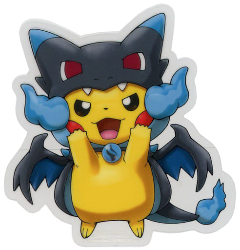 Pokemon Pikachu Wearing Mega Pokemon Poncho Decal Sticker