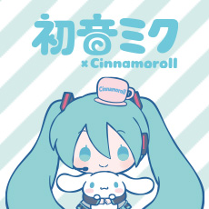 Hatsune Miku X Cinnamoroll Mini Plush