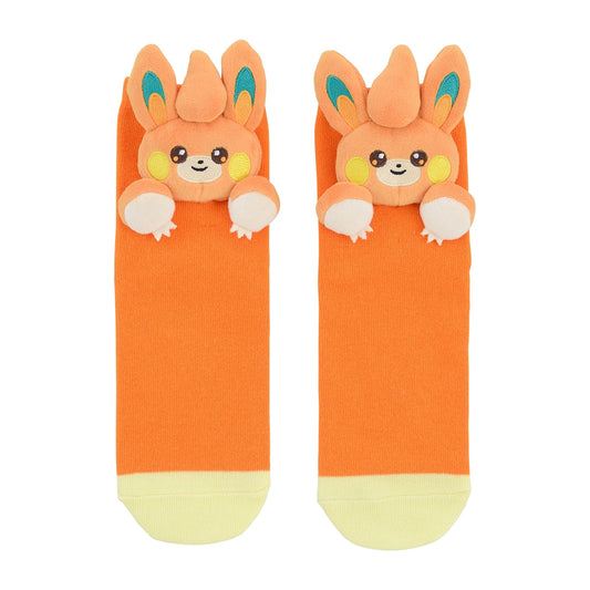 Pokemon Pawmi Mascot Medium Socks (23-25cm)