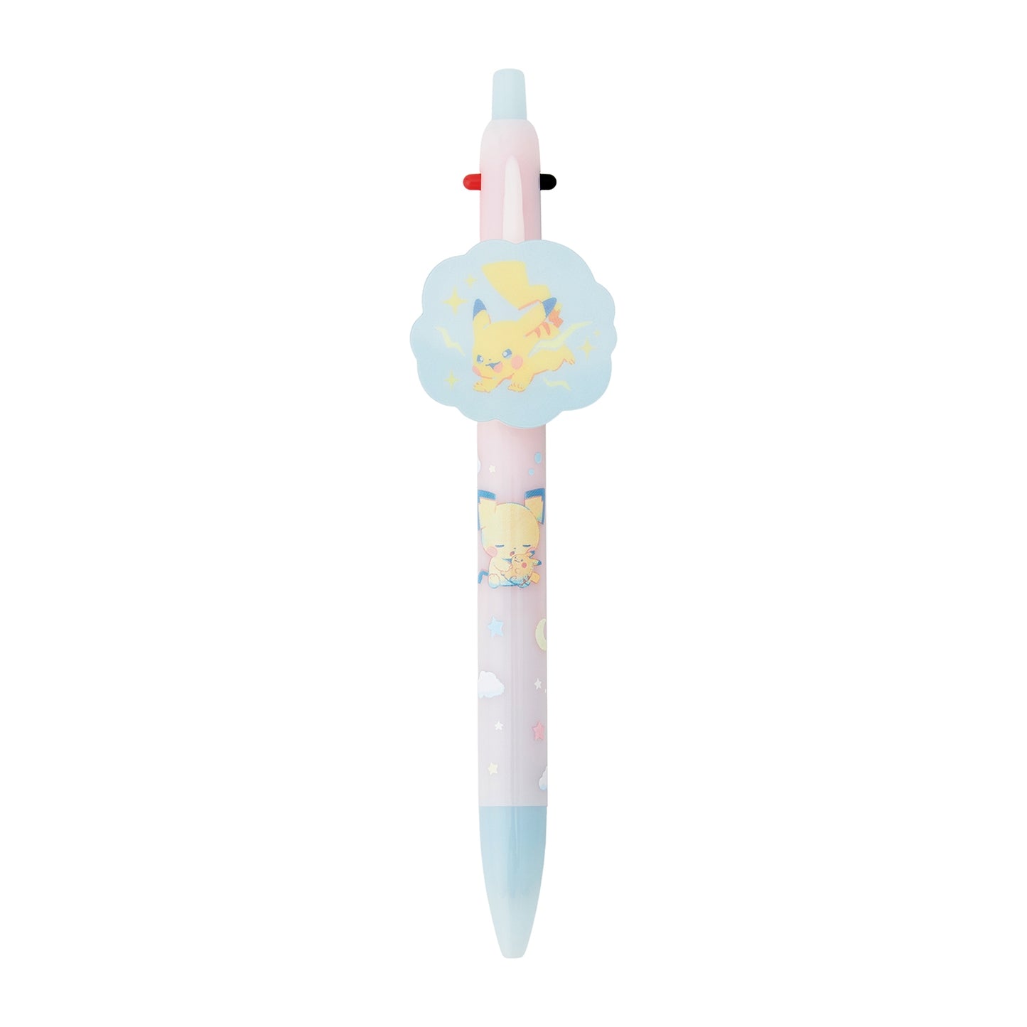 Pokemon Little Daydream Pichu & Pikachu Mechanical Pencil & 2-Color Ballpoint Pen with Mascot