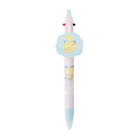Pokemon Little Daydream Pichu & Pikachu Mechanical Pencil & 2-Color Ballpoint Pen with Mascot