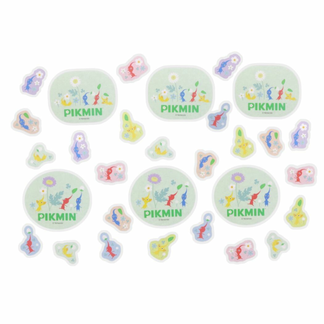 Pikmin Flake Sticker  (8 Designs/30 Pieces)
