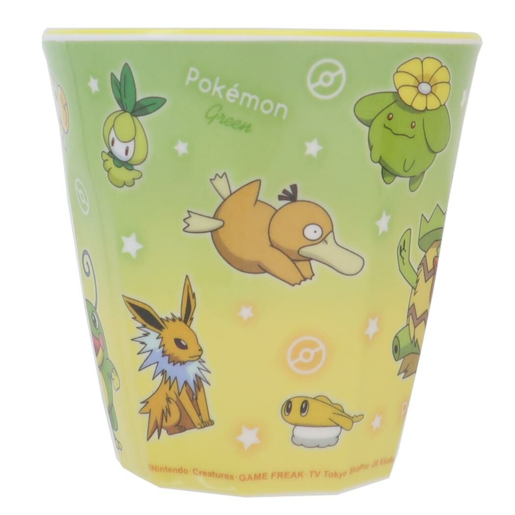 Pokemon Melamine Cup Green & Yellow