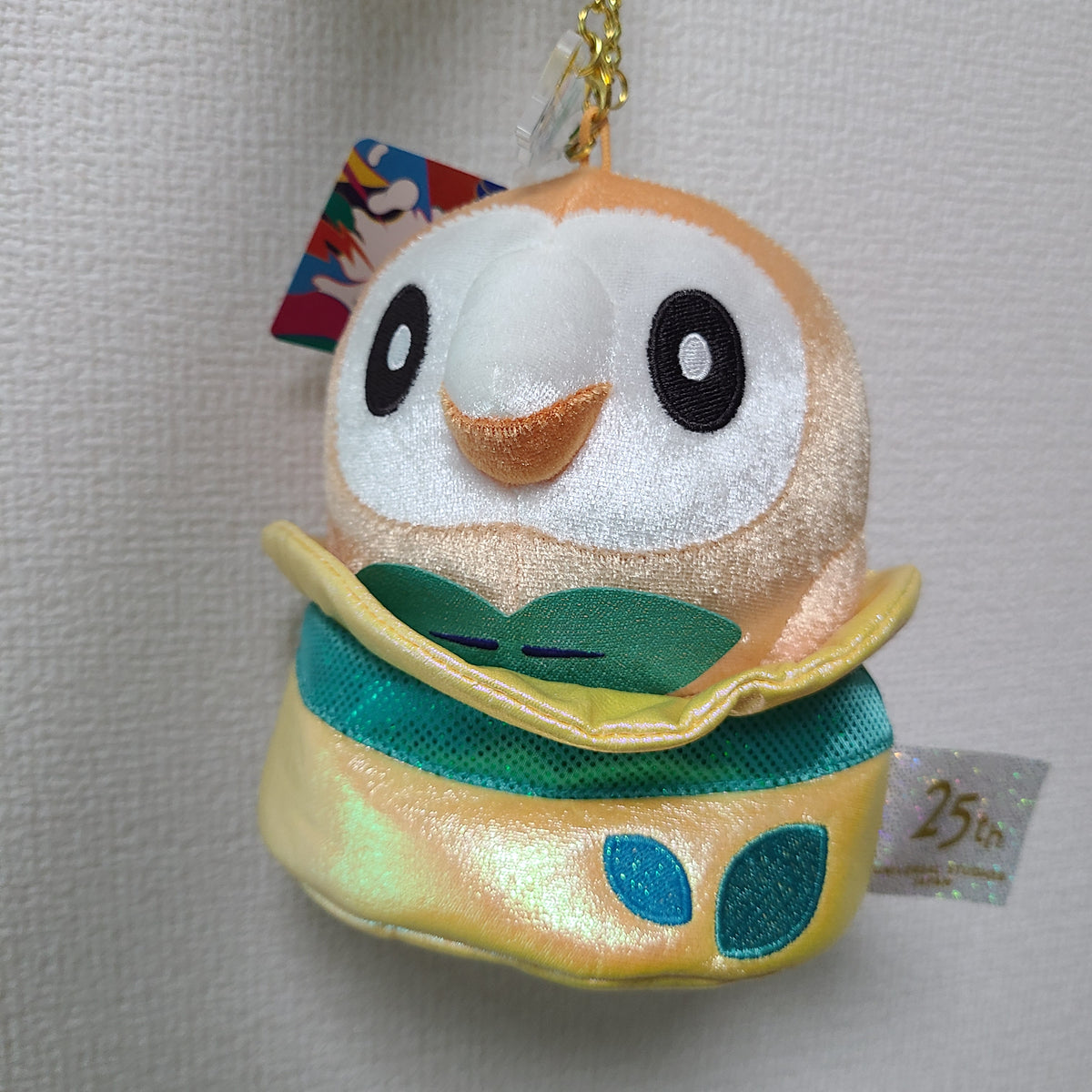 Pokemon USJ 25th Anniv. Rowlet Plush Keychain