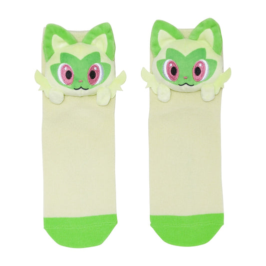 Pokemon Sprigatito Mascot Medium Socks (23-25cm)