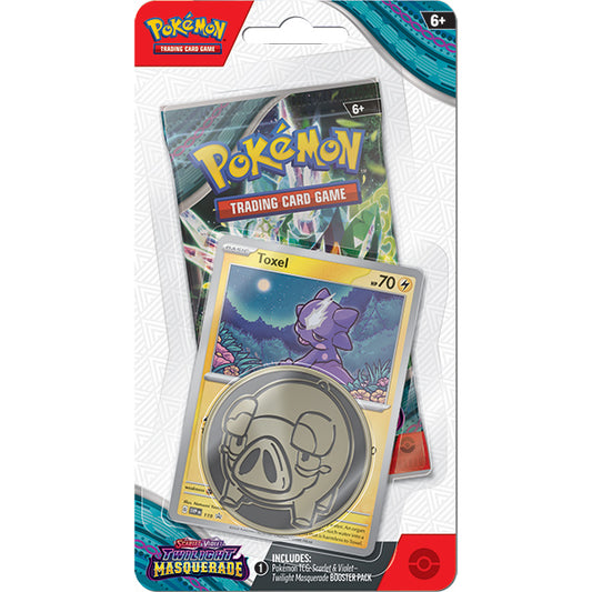 Pokemon TCG Scarlet & Violet Twilight Masquerade Checklane Blister