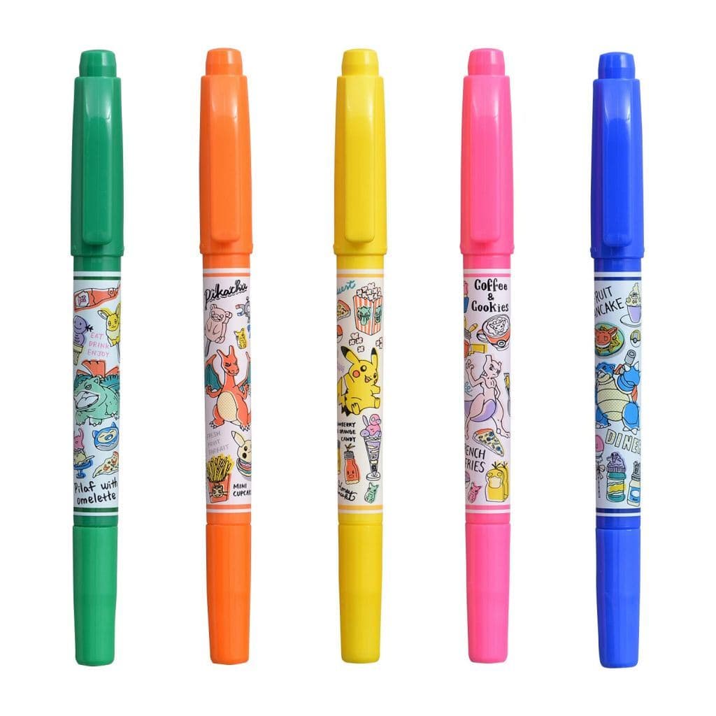 Pokemon Diner 5 Extra Fine Marker Set