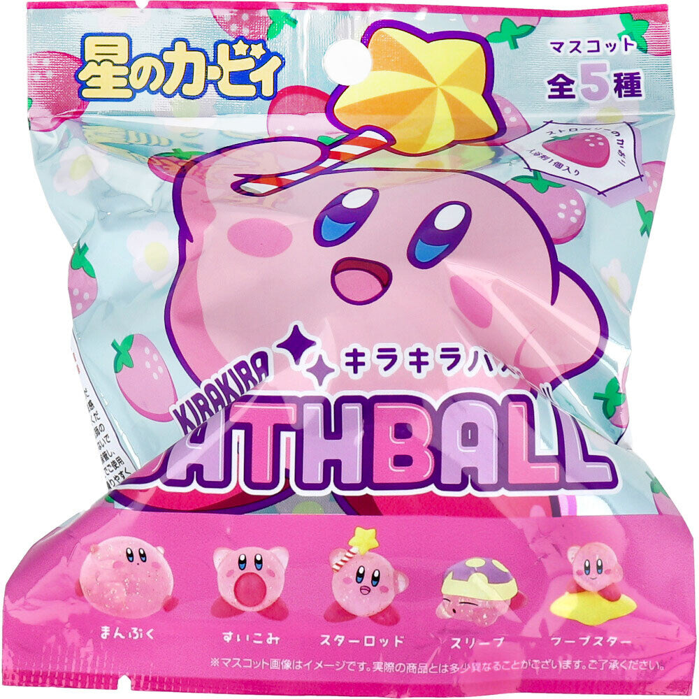 Kirby's Dream Land KiraKira Glitter Bath Ball (Strawberry Fragrance)