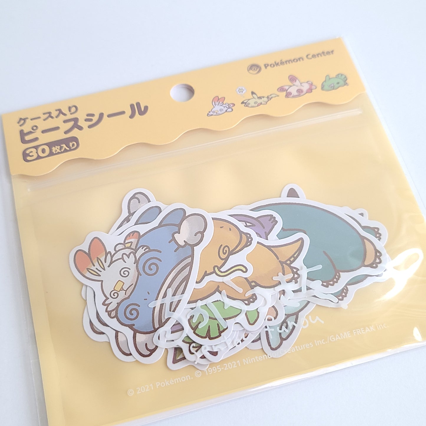 Pokemon Sentou Funou Flake Stickers