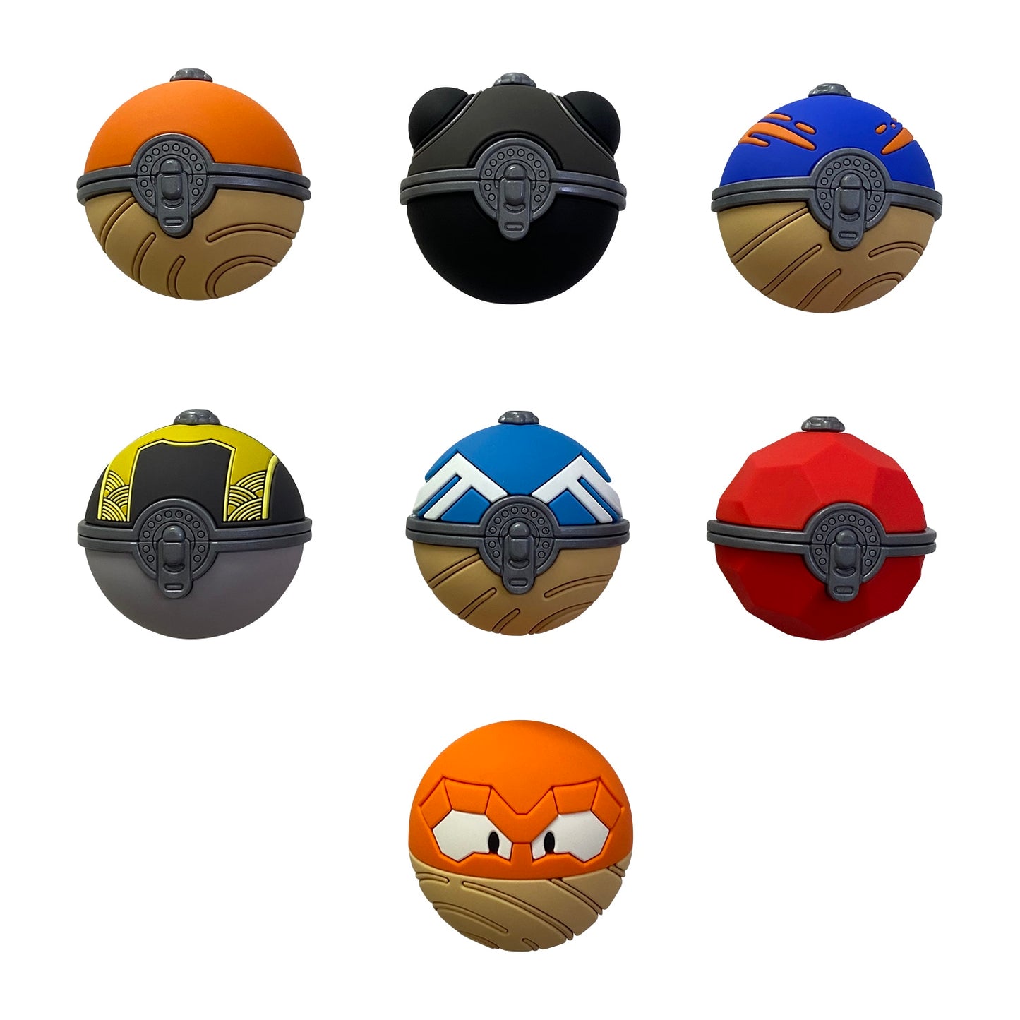 Pokemon Hisuian Days Pokeball Magnet Collection