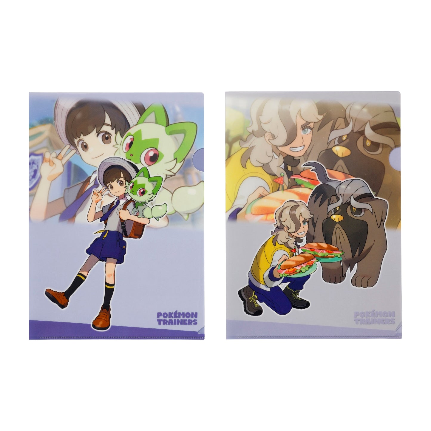 Pokemon Trainers A4 Clear File Set of 2