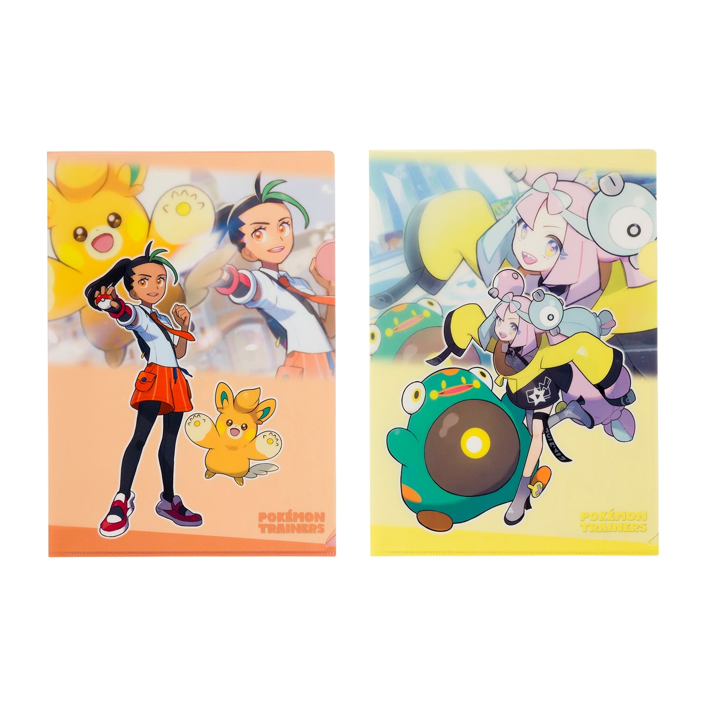 Pokemon Trainers A4 Clear File Set of 2