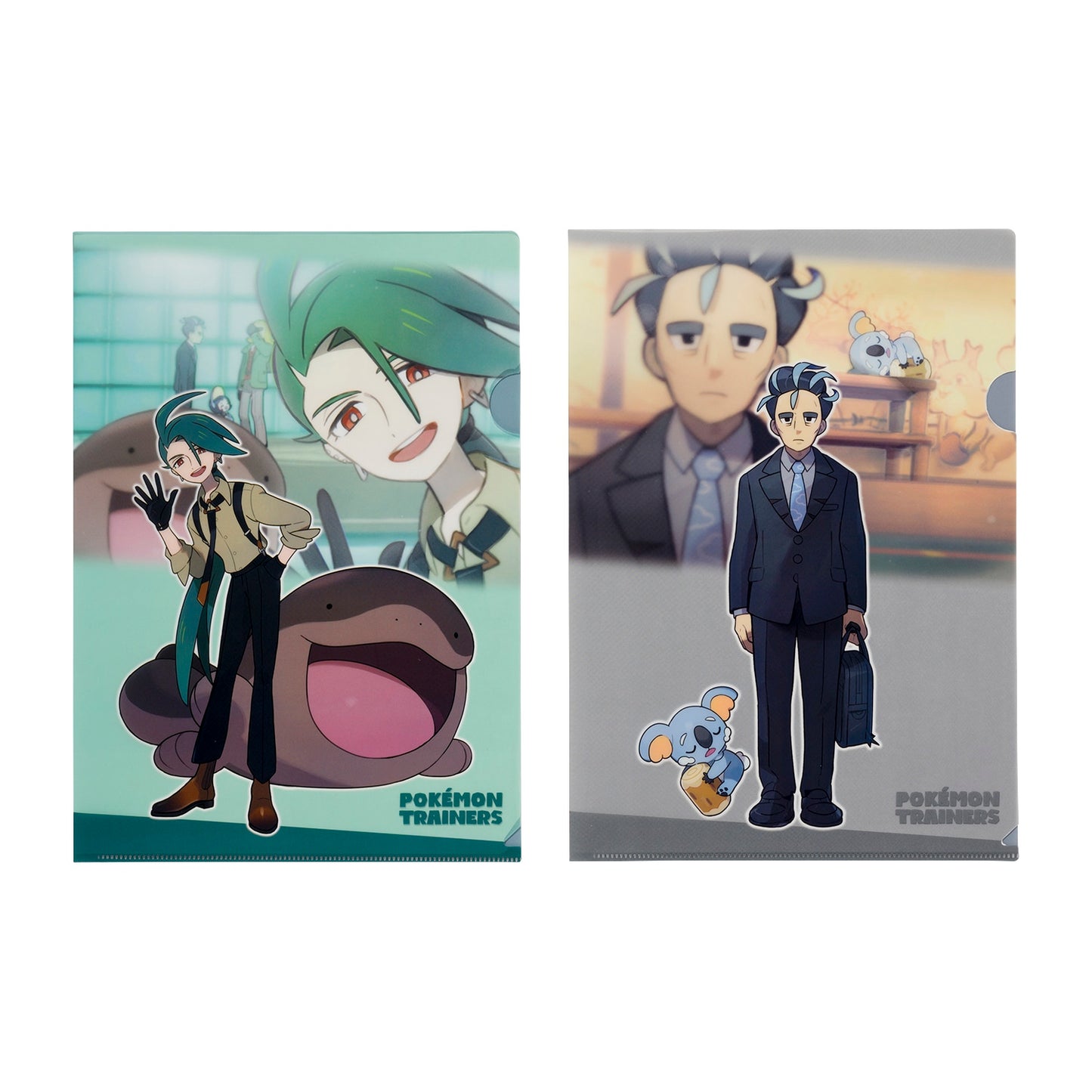 Pokemon Trainers A4 Clear File Set of 2