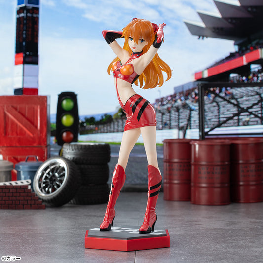 Evangelion Asuka Langley Racing Pit Walk Luminasta Figure