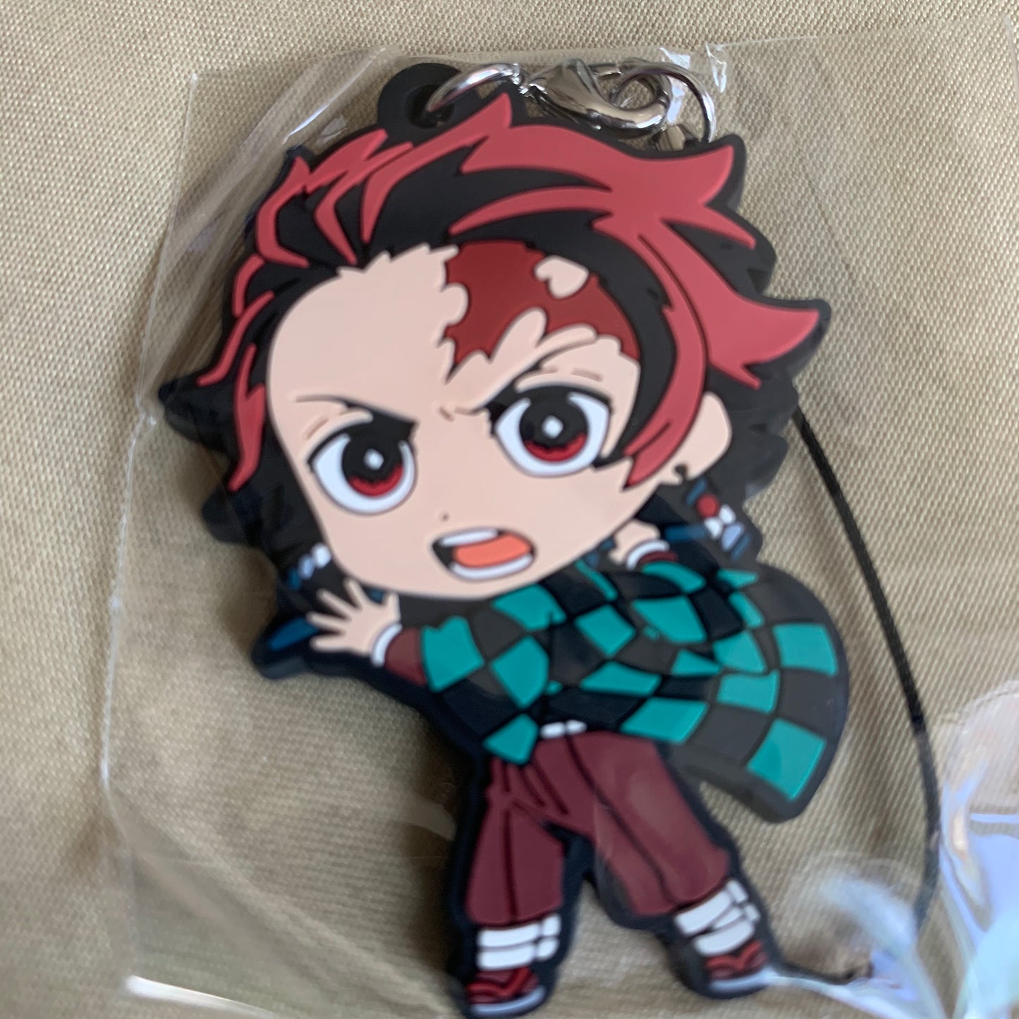 Demon Slayer Action Pose Rubber Charm