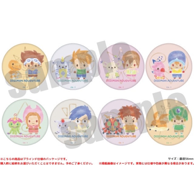 Digimon Adventure X Sanrio Can Badge