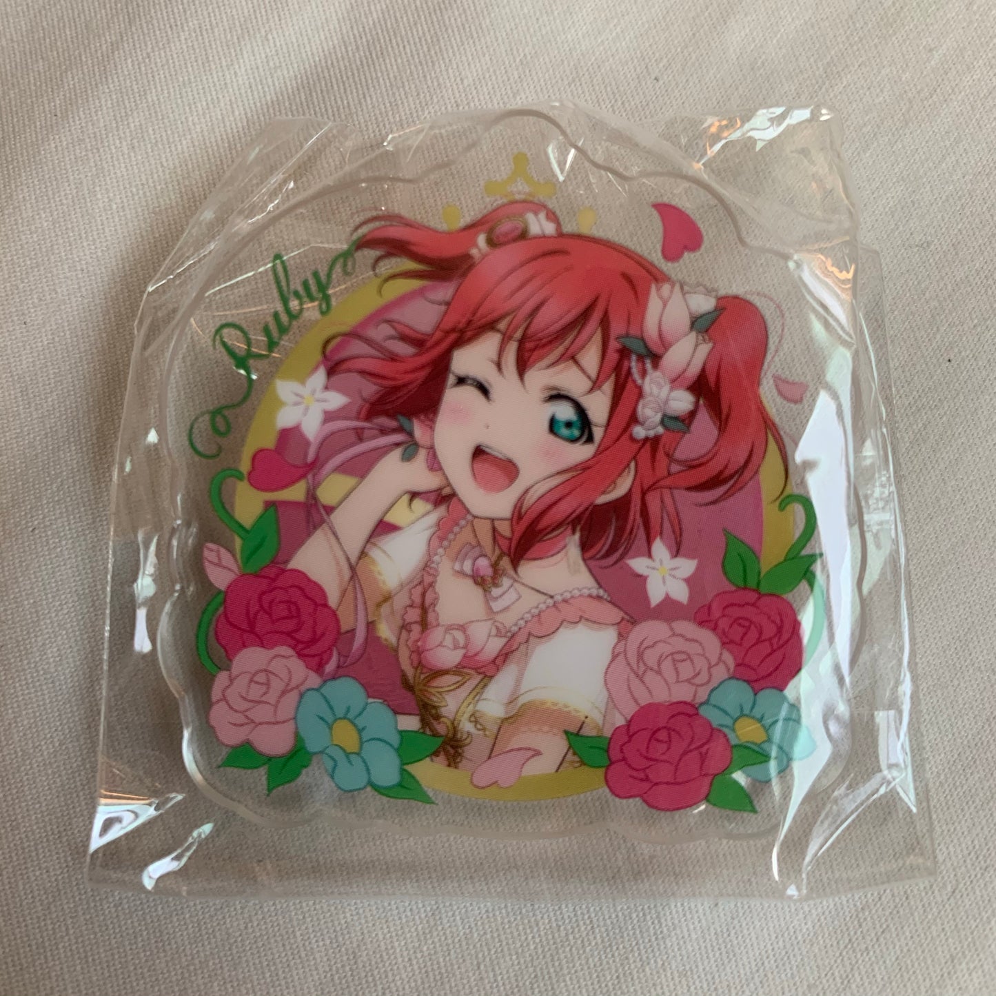 Love Live Rose Bouquet Acrylic Clips