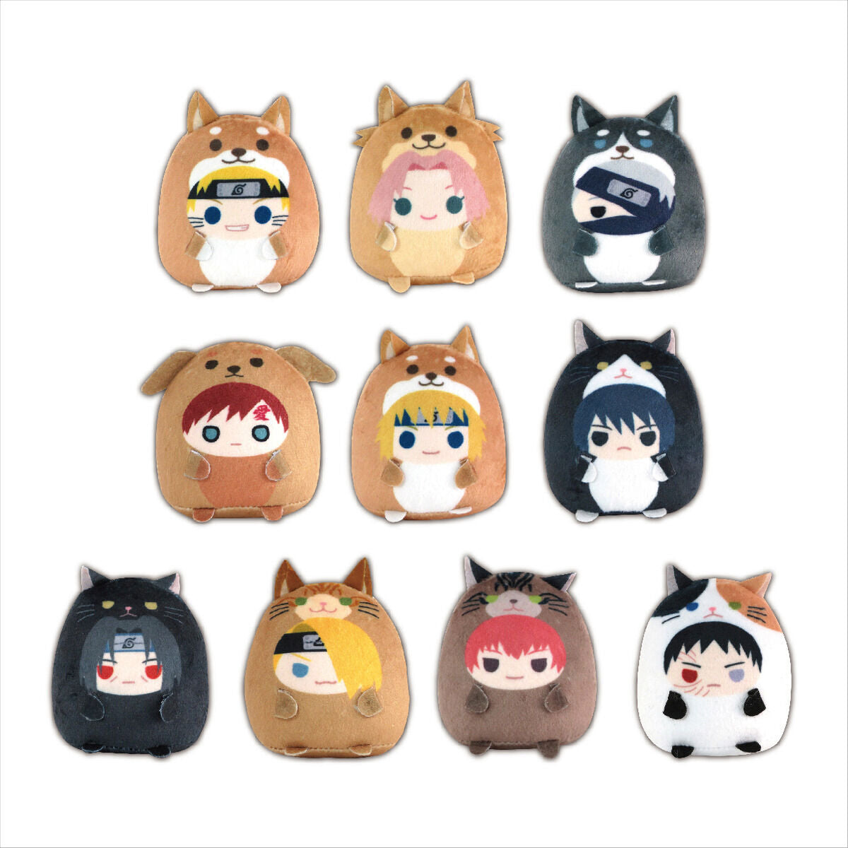 Naruto Pet Costume Palm Sized Keychain Plush [BLIND]