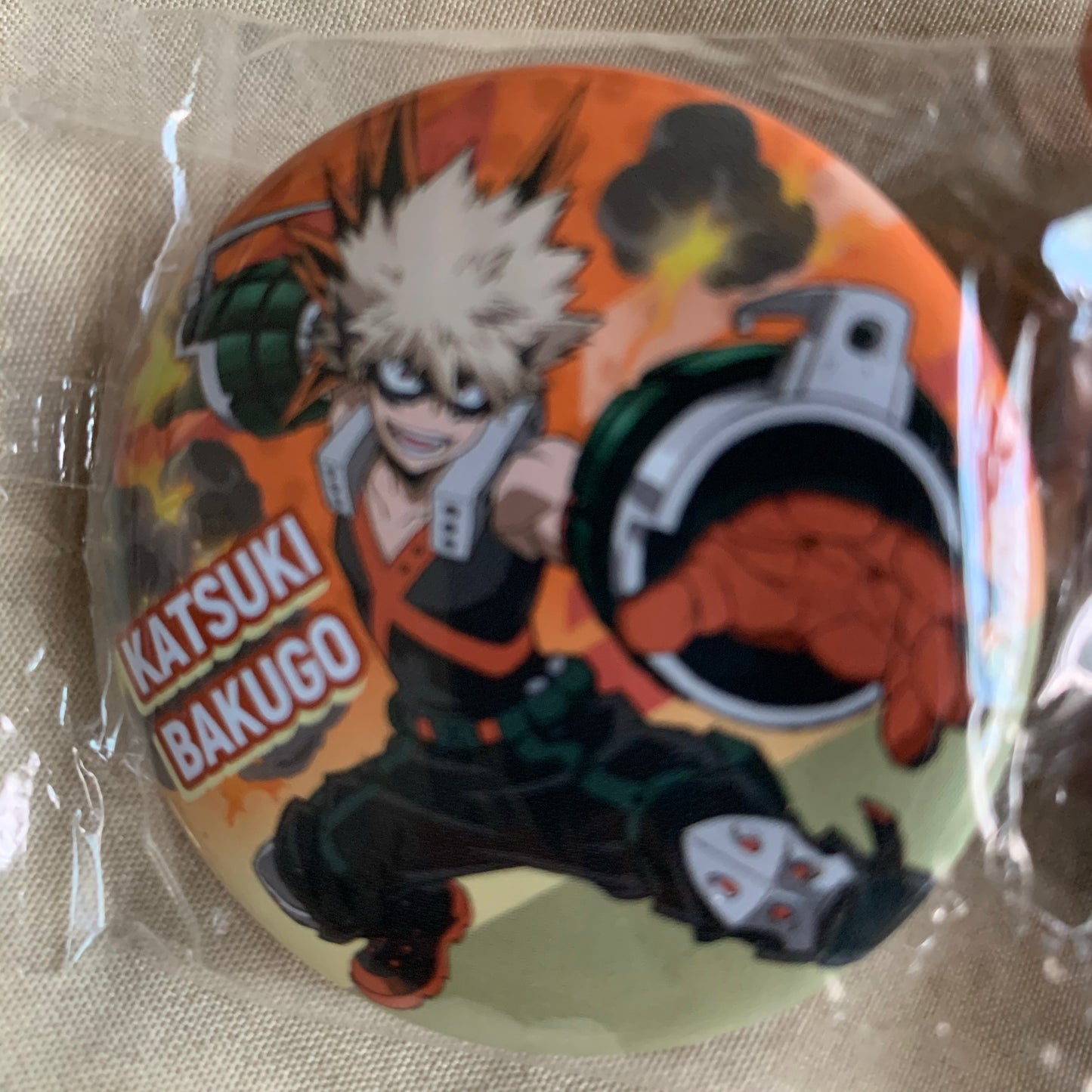 My Hero Academia Attack Pose Can Badge