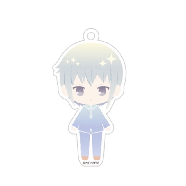 Fruits Basket Pastel Chic Holographic Acrylic Keychain