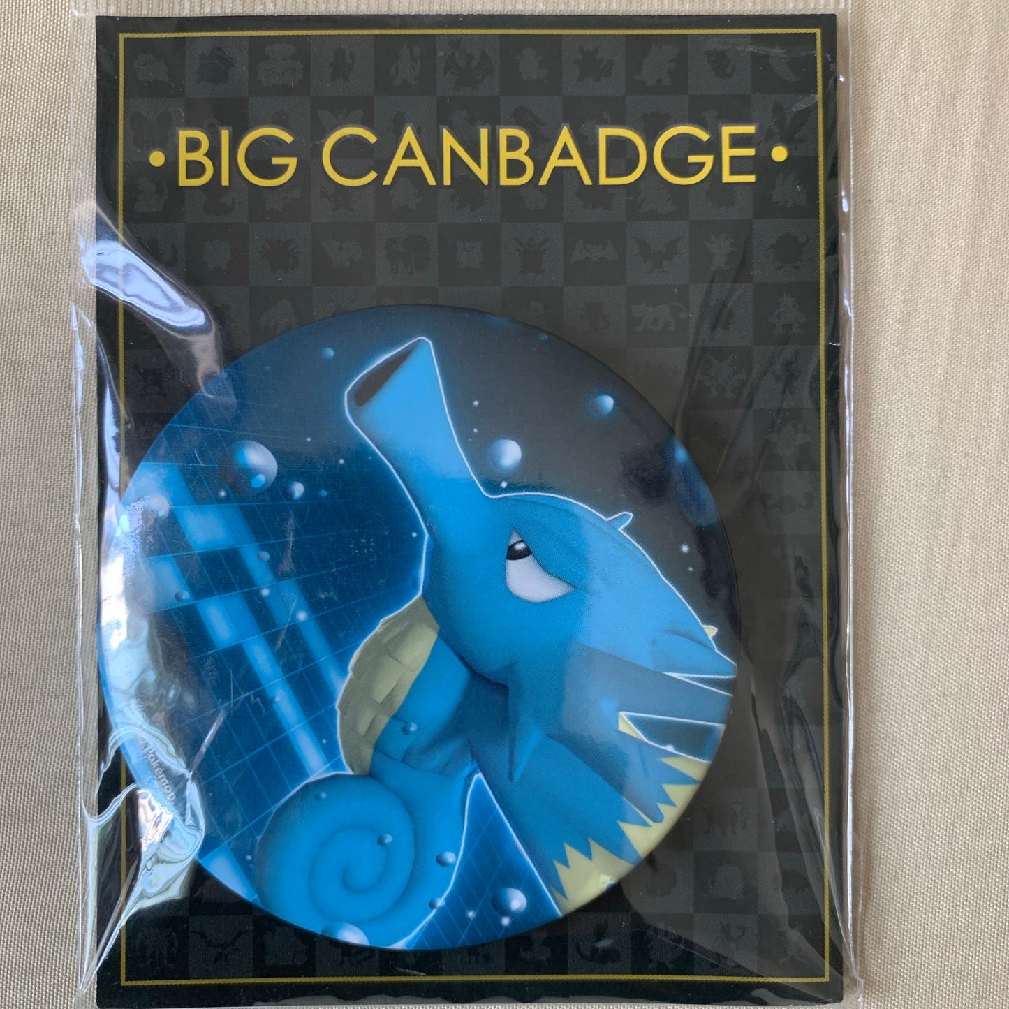 Pokemon Center Big Can Badge