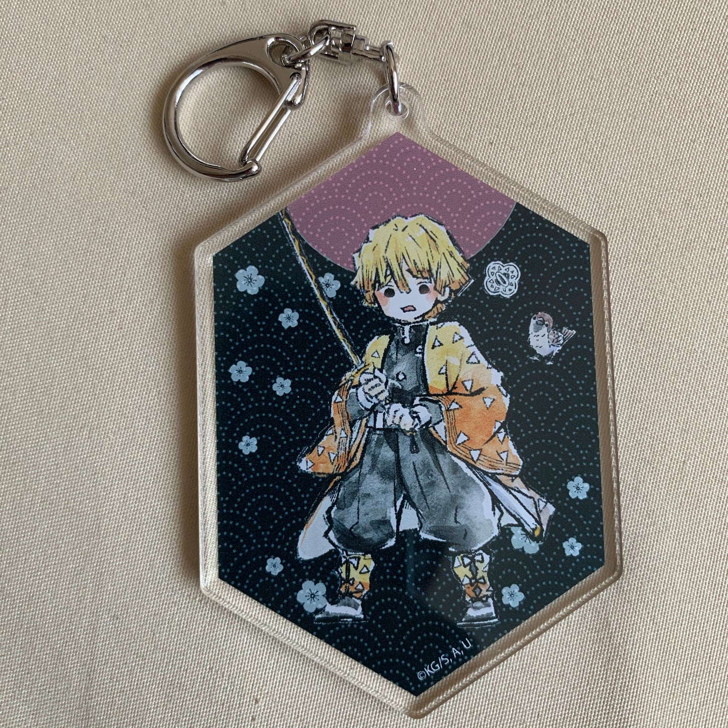 Demon Slayer Graph Art BIG Acrylic Keychain