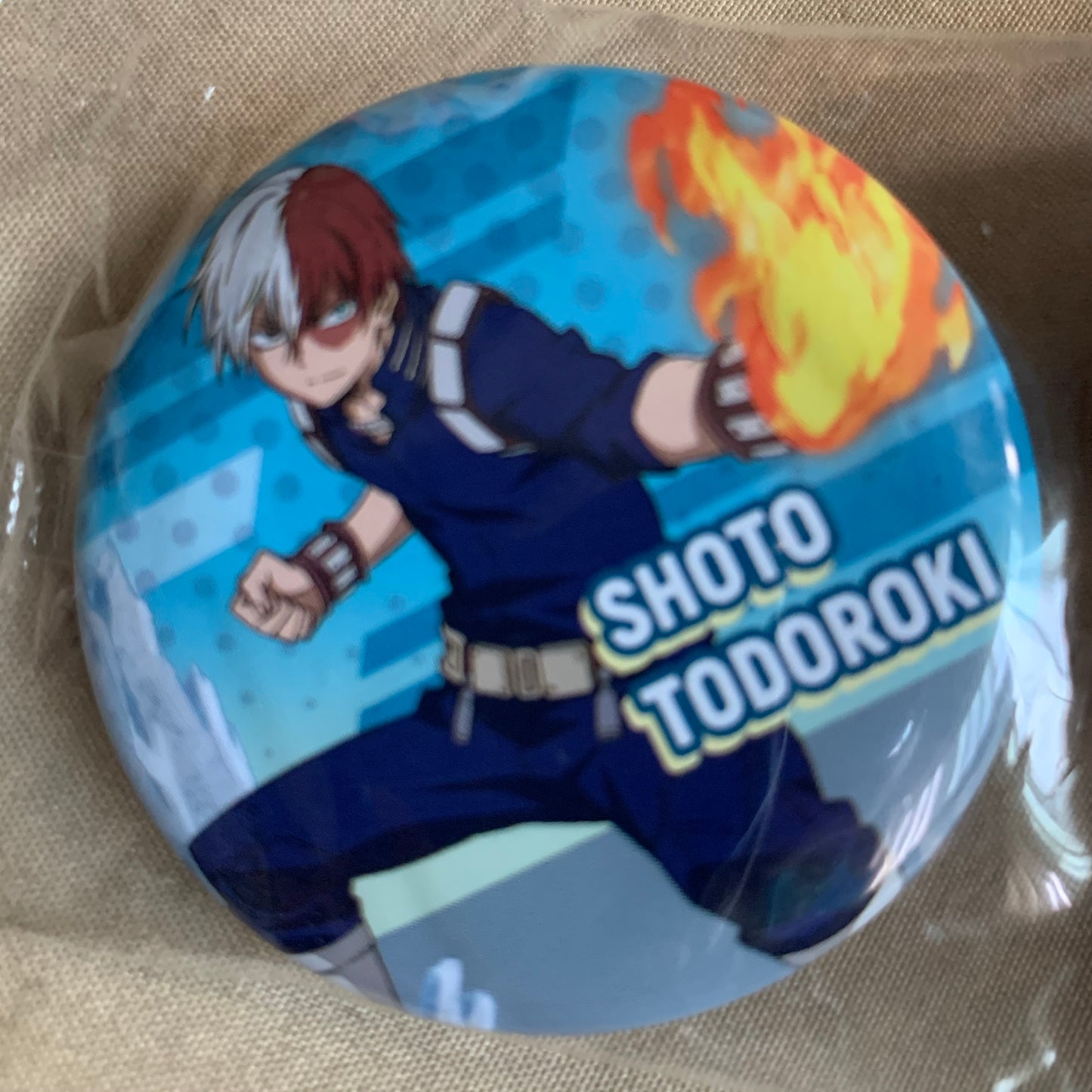 My Hero Academia Attack Pose Can Badge