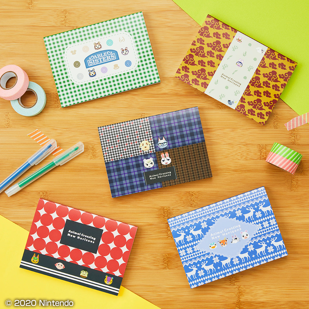 Animal Crossing Carefree Island Life Kuji Notepad (prize F)