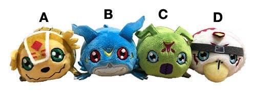 Digimon Tsum Tsum Style Plush