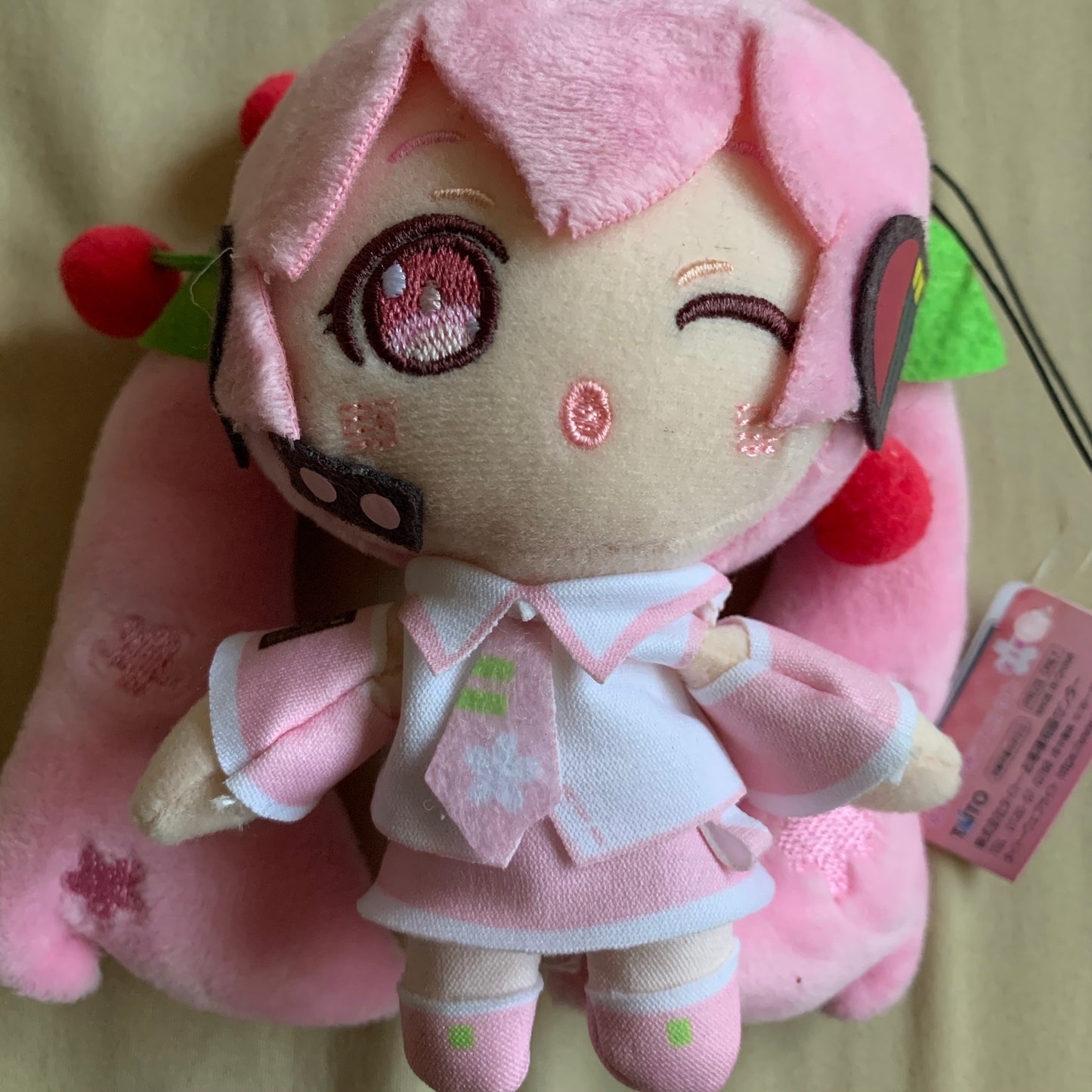 Hatsune Miku Sakura Themed Small Plush